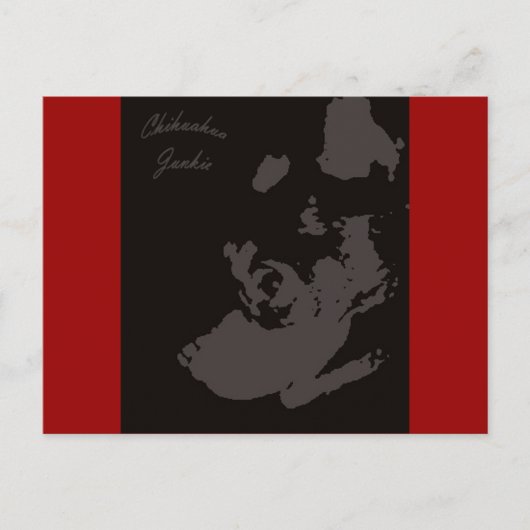 Chihuahua Junkie Briefkaart (Voorkant)