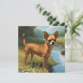 Chihuahua Kaart (Staand voorkant)