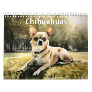Chihuahua Kalender, elk jaar Kalender
