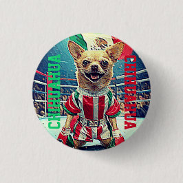 CHIHUAHUA KAMPIOEN RONDE BUTTON 3,2 CM