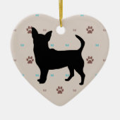 Chihuahua Keramisch Ornament (Voorkant)