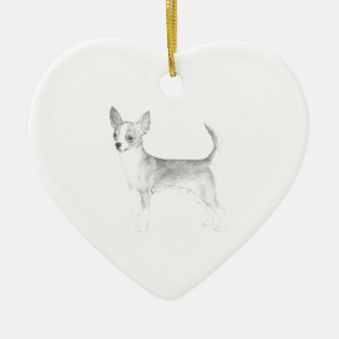 Chihuahua Keramisch Ornament