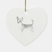 Chihuahua Keramisch Ornament (Achterkant)