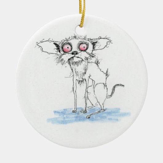 Chihuahua Keramisch Ornament (Voorkant)