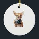 Chihuahua Keramisch Ornament<br><div class="desc">Chihuahua</div>