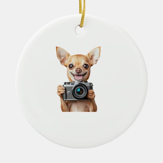 Chihuahua Keramisch Ornament (Voorkant)