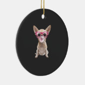Chihuahua    keramisch ornament (Rechts)