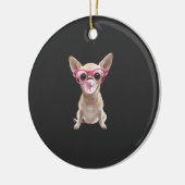 Chihuahua    keramisch ornament (Links)