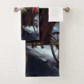 chihuahua kerst feestelijk seizoen bad handdoek (Insitu)