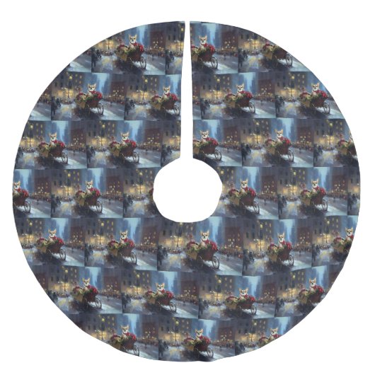 chihuahua kerst feestelijk seizoen kerstboom rok (Voorkant)