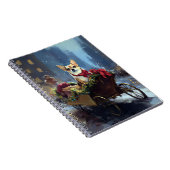 chihuahua kerst feestelijk seizoen notitieboek (Rechterzijde)