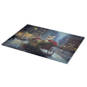 chihuahua kerst feestelijk seizoen snijplank (Hoek)