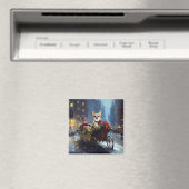Chihuahua Kerst Feestelijke Periode Magneet (Insitu (Vaatwasser))