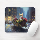 Chihuahua Kerst Feestelijke Periode Muismat (Met muis)