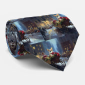 Chihuahua Kerst Feestseizoen Stropdas (Opgerold)