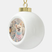 Chihuahua Kerst Ornament (Rechts)