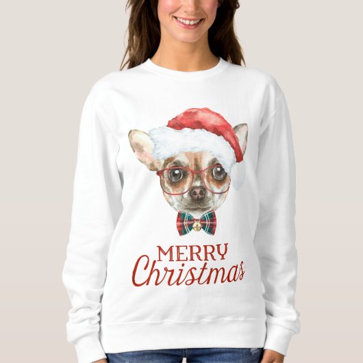 Chihuahua Kerst Trui (Voorkant)