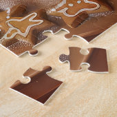 Chihuahua Kerstbakken: Feestelijke Kerstmis Legpuzzel (Zijkant)