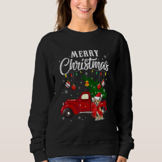 Chihuahua Kerstboom Rode Truck Prettig Kerstfeest  Trui