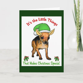 Chihuahua kerstcadeaus feestdagen kaart