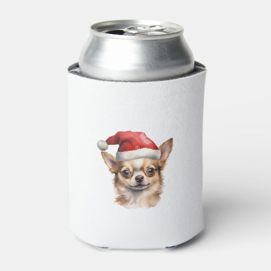 Chihuahua Kersthond Blikjeskoeler (Blikje Voorkant)