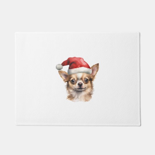 Chihuahua Kersthond Deurmat (Voorkant)