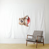 Chihuahua Kersthond Wandkleed (In Situ (horizontaal))