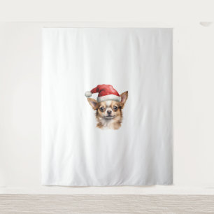 Chihuahua Kersthond Wandkleed