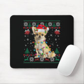 Chihuahua Kerstkerstkerstkerstkerstman Ugly Sweate Muismat (Met muis)