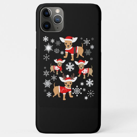 Chihuahua Kerstlover Case-Mate iPhone Case (Achterkant)