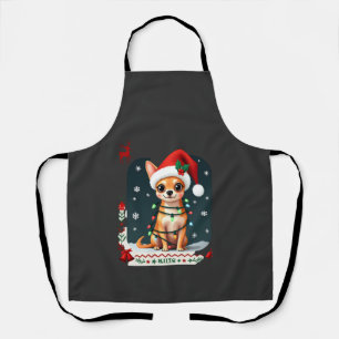 Chihuahua Kerstman Horrortrui Hond Liefhebber X Schort