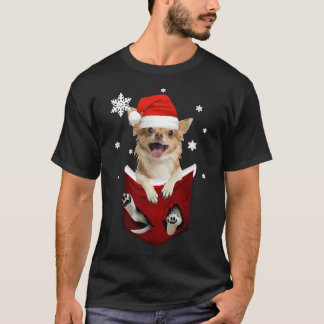 Chihuahua-kerstman in mijn zakkerst t-shirt