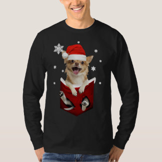 Chihuahua-kerstman in mijn zakkerst t-shirt