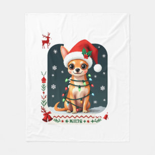 Chihuahua Kerstman Lelijke Trui Hond Liefhebber X Fleece Deken