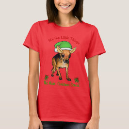 Chihuahua KerstMerry T-shirt