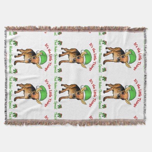 Chihuahua Kerstmis Deken (Voorkant)