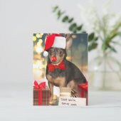 Chihuahua Kerstmis Feestdagenkaart (Staand voorkant)