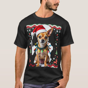 Chihuahua Kerstmis Kerstman Verschrikkelijke Trui T-shirt