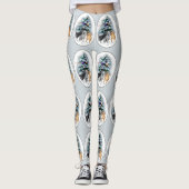 Chihuahua Kerstmis Leggings (Voorkant)