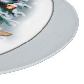 Chihuahua Kerstmis Snijplank (Hoek)