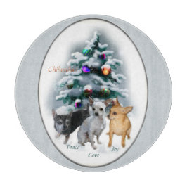 Chihuahua Kerstmis Snijplank