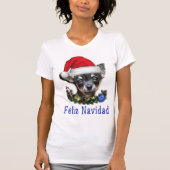 Chihuahua Kerstmis T-shirt (Voorkant)