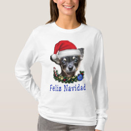 Chihuahua Kerstmis T-shirt