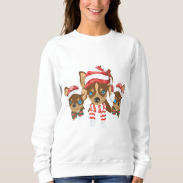 Chihuahua Kerstshirt Trui