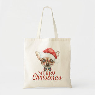 Chihuahua-kerstTas Tote Bag