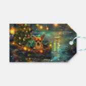 Chihuahua Kerstvakantie Cadeaulabel (Voorkant (Horizontaal))