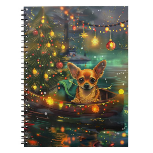 Chihuahua Kerstvakantie Notitieboek (Voorkant)