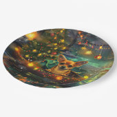 Chihuahua Kerstvakantie Papieren Bordje (Gekanteld)