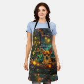 Chihuahua Kerstvakantie Schort (Gedragen)