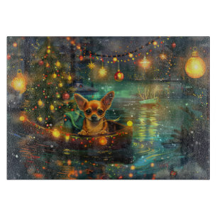 Chihuahua Kerstvakantie Snijplank